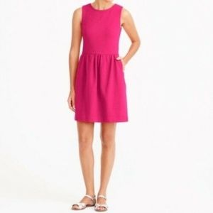 {J.Crew} Fit & Flare Ponte Dress, Pink